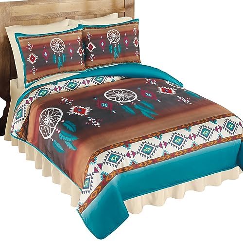 Collections Etc Southwest Dreamcatcher 3-Piece Comforter Set 1