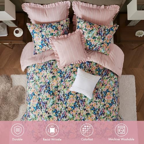 Madison Park Floral Reversible Comforter Set King Size