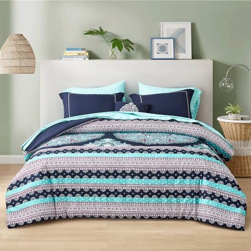 Degrees of Comfort Blue Twin XL Comforter Set with Side Pockets