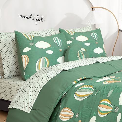 ROYALE LINENS Biab Printed Comforter Set Twin XL