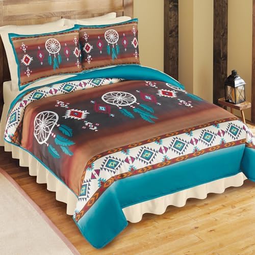 Collections Etc Southwest Dreamcatcher 3-Piece Comforter Set 1