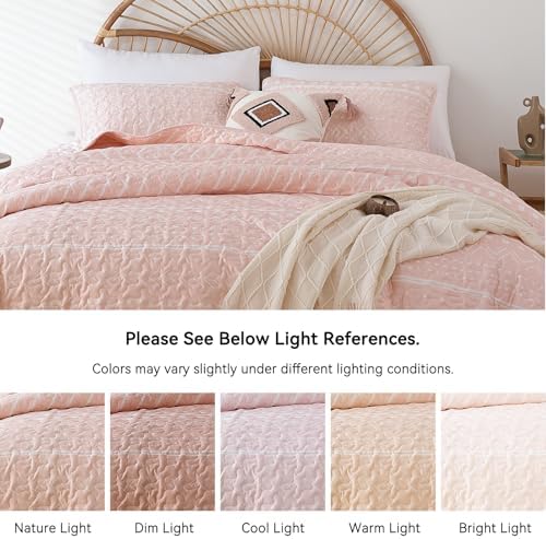 JANZAA Queen Size Quilt Set 3PCS Reversible