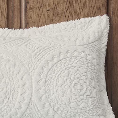 Madison Park Plush Comforter Set with Shams Ivory