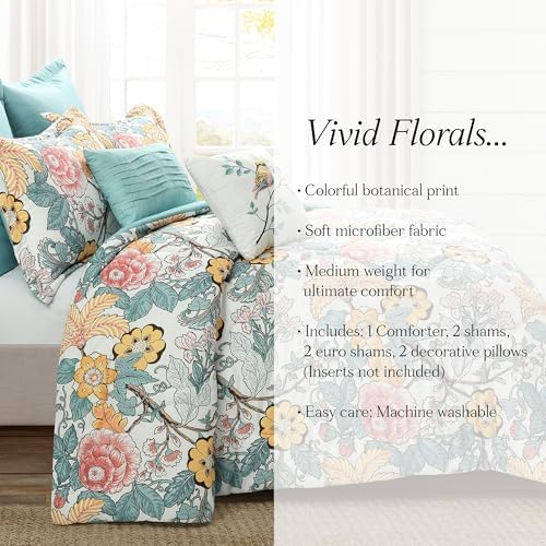 Lush Decor Sydney Comforter Set 7 Piece King