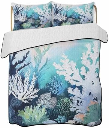 TocaHome Summer Quilt Twin XL 68x98 Inch Set