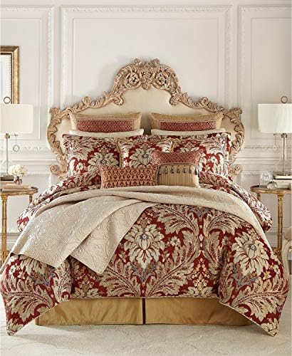 Croscill Arden Damask Jacquard 4 Piece Queen Comforter Set