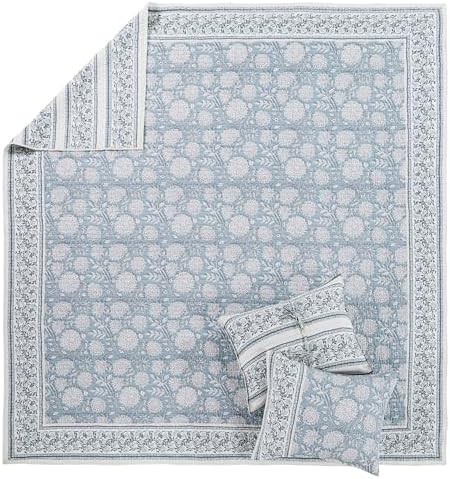 Levtex Home Adare Blue Quilt Set - Full Queen