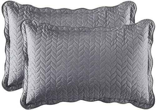 MOONLIGHT20015 Twin Quilt Set with Pillow Sham for All Seasons
