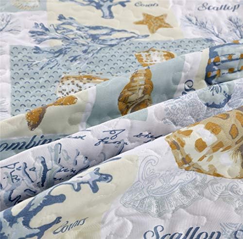 Junsey Ocean Beach Theme Quilt Set Twin Size