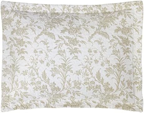 Laura Ashley Home Twin Quilt Set with Matching Sham