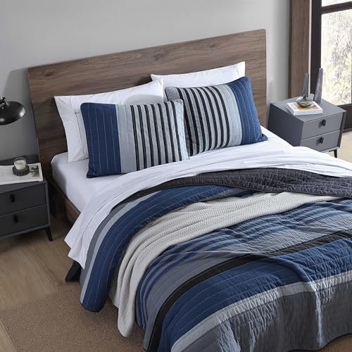 Nautica Twin Quilt Set - Reversible Cotton Bedding
