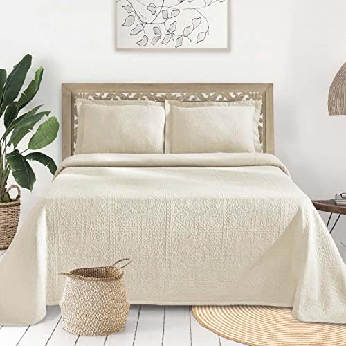BLUENILEMILLS BNM Matelasse Bedspread Set of 3