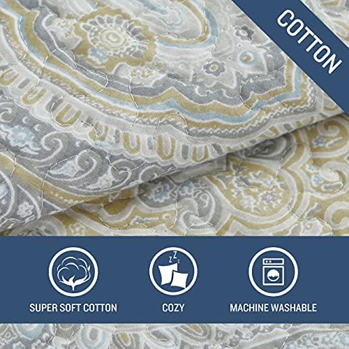 Tommy Bahama Twin Quilt Set Reversible Cotton