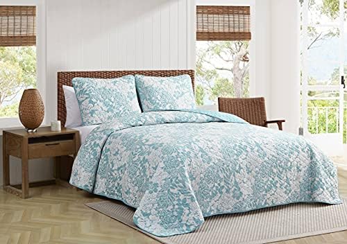 Tommy Bahama Quilt Set - Laguna Beach Aqua FullQueen
