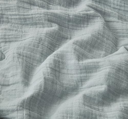 Chezmoi Skye 2-Piece Cotton Muslin Comforter Set
