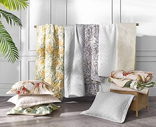 Tommy Bahama Twin Quilt Set - Reversible Cotton Bedding with Matching Sham 1