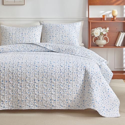 mixinni King Quilt Bedding Set with Pillow Shams 1