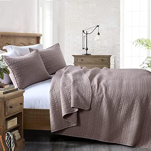 HORIMOTE HOME Quilt Set Twin Size With Cameo Rose Design