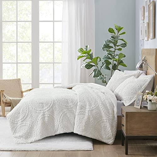 Madison Park Plush Comforter Set with Shams Ivory