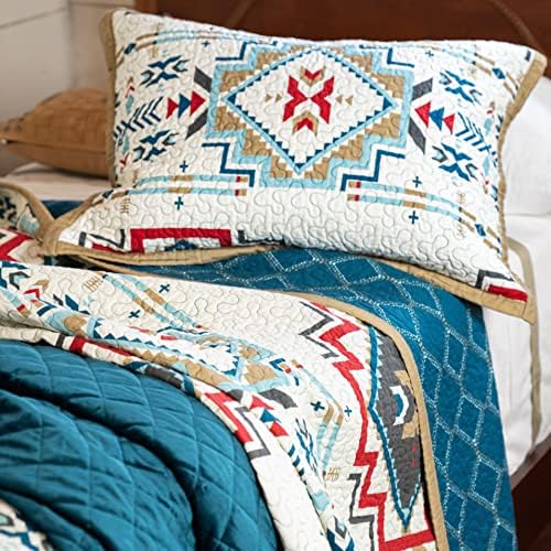 Paseo Road Spirit Valley Western Quilt Set 3 Piece