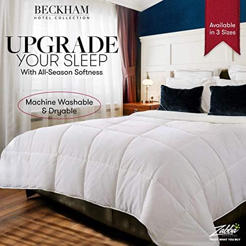 Beckham Luxury Linens Sky Blue Comforter - FullQueen Size Down Alternative