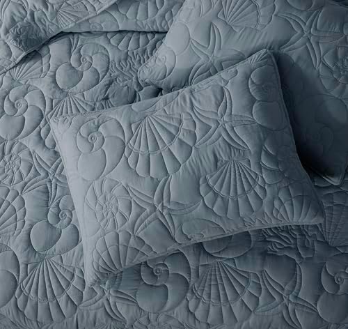WDCOZY Coastal Beach Twin Quilt Set
