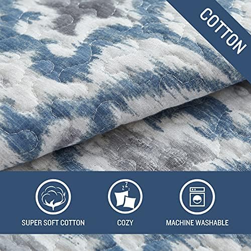 Tommy Bahama Twin Quilt Set - Reversible Cotton Bedding with Matching Sham