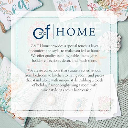 CF Home Delray Beach Ocean Theme Quilt Set Twin 2 Piece