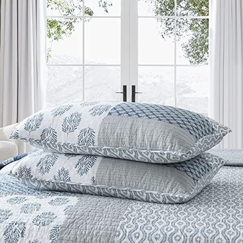 PANGUSHAN King Size Quilt Set - 3 Piece Cotton Bedding