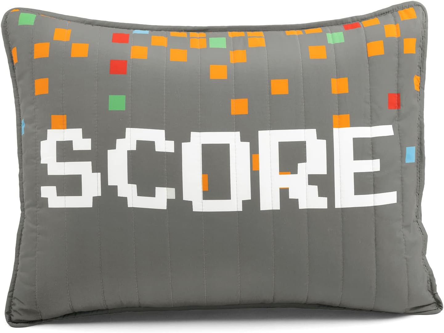 Lush Decor Video Games Reversible Quilt Set Twin Gray Yellow