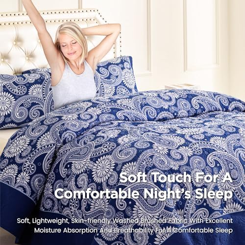 Sophia William King Size Quilt Set with 3 Pieces