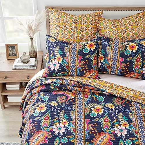 Levtex Home Bertelli Navy Quilt Set