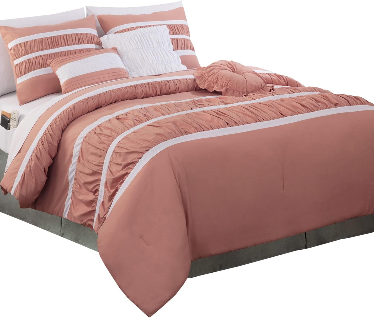 Elegant Comfort 12-Piece Queen Bed-in-a-Bag 1