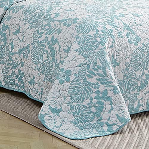 Tommy Bahama Quilt Set - Laguna Beach Aqua FullQueen