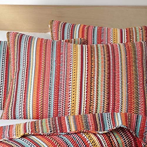 Levtex Home Uluru Quilt Set - Cotton Boho Stripe