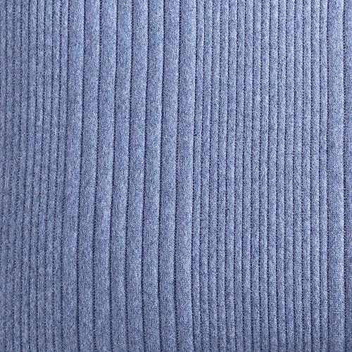 Brielle Home Atlas Jersey Knit Quilt Set - Medium Blue Twin 1