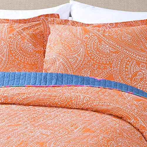 Lush Decor Boho Reversible Cotton Quilt 3-Piece King Set