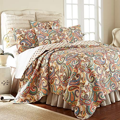 Levtex Home Alyssa Paisley King Cotton Quilt Set