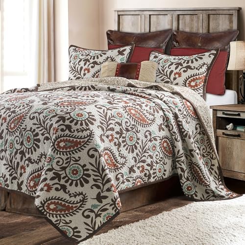 Paseo Road Rebecca 3 Piece Quilt Set with Pillow Shams