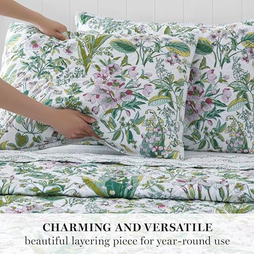 Martha Stewart Reversible Cotton Quilt Set - Twin Size