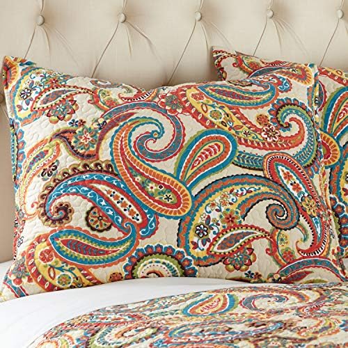 Levtex Home Alyssa Paisley King Cotton Quilt Set