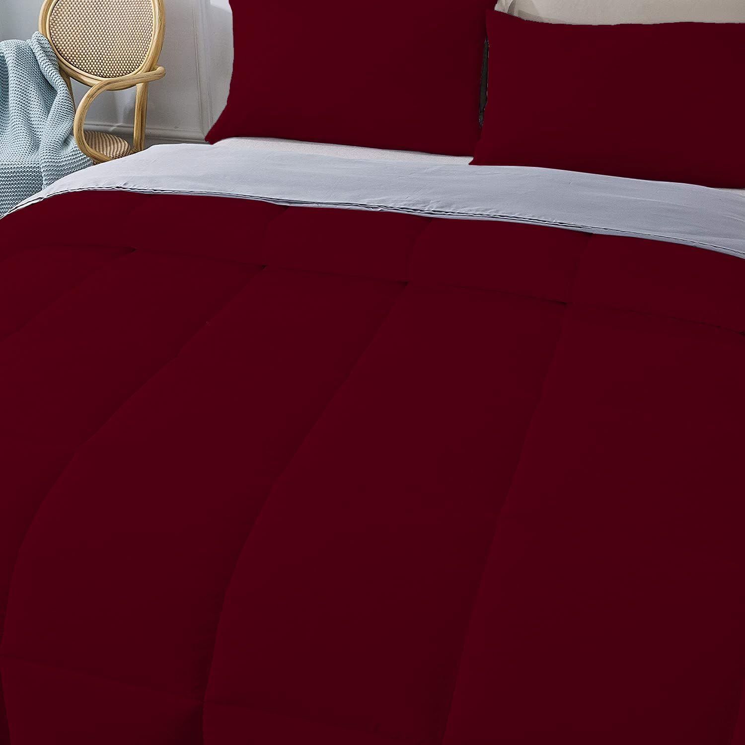 Moonite Bedding 3Pcs Super King Comforter Set