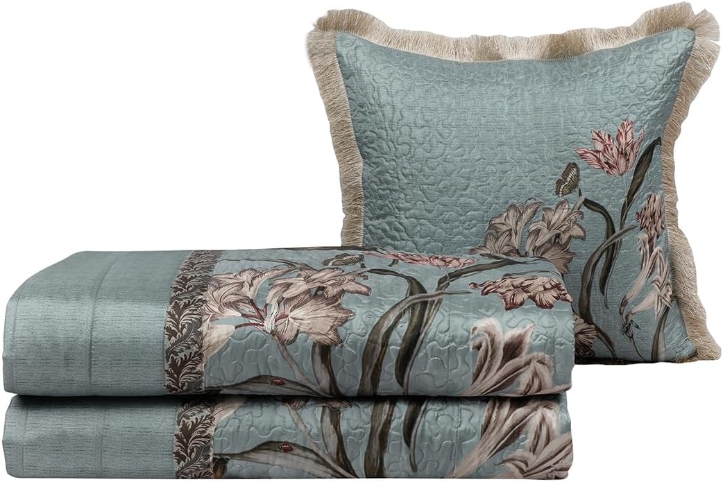 DIVA RICHE Tulip Duvet Cover Set 3pc Jade