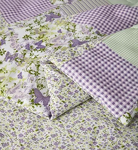 Chezmoi Collection Daisy 3-Piece Comforter Set