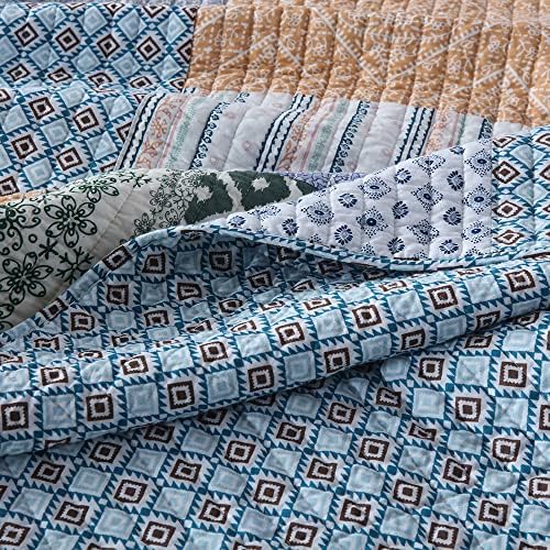 Autumn Dream Reversible Cotton Quilt Set King Size 1
