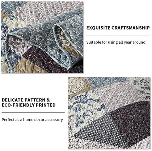Travan 3-Piece Queen Quilt Set with Shams