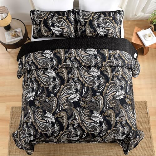 WONGS BEDDING Boho Quilt Set Queen Size