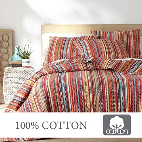 Levtex Home Uluru Quilt Set - Cotton Boho Stripe