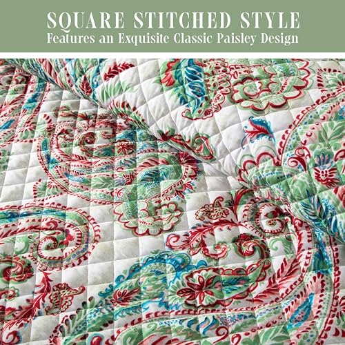 Elegant Comfort 3-Piece Reversible Quilt Set - Twin XL Turquoise