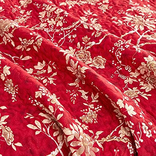 Wake In Cloud Floral Quilt Set Twin 3-Piece 1